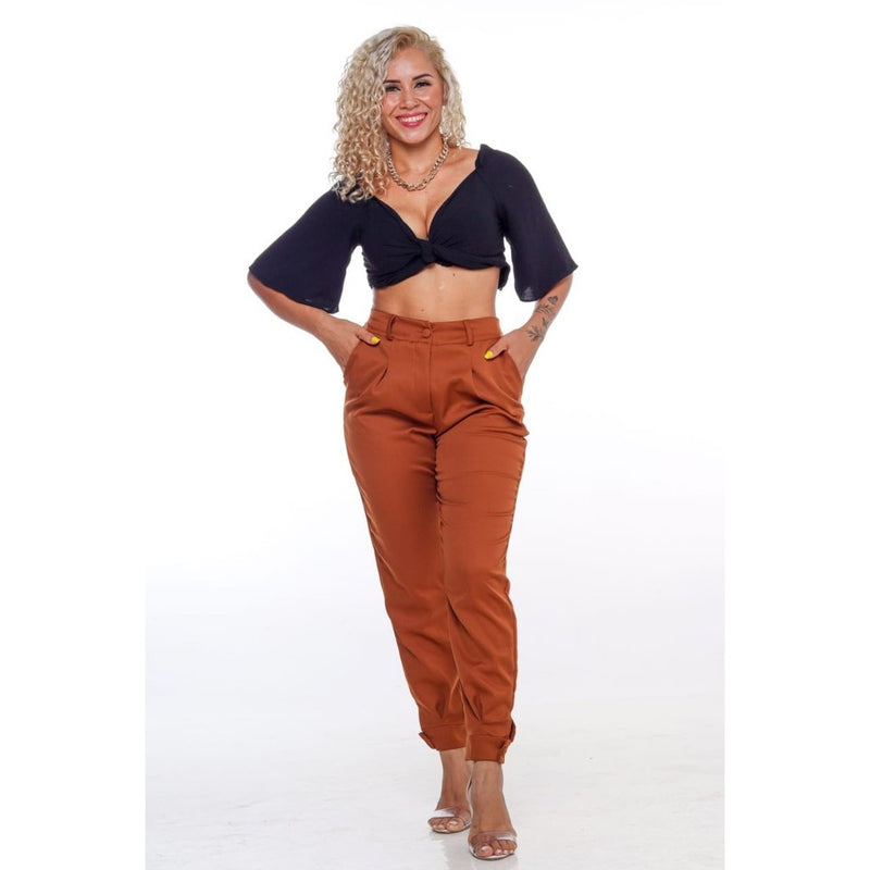 CALÇA JOGGER ALFAIATARIA | FEMININA